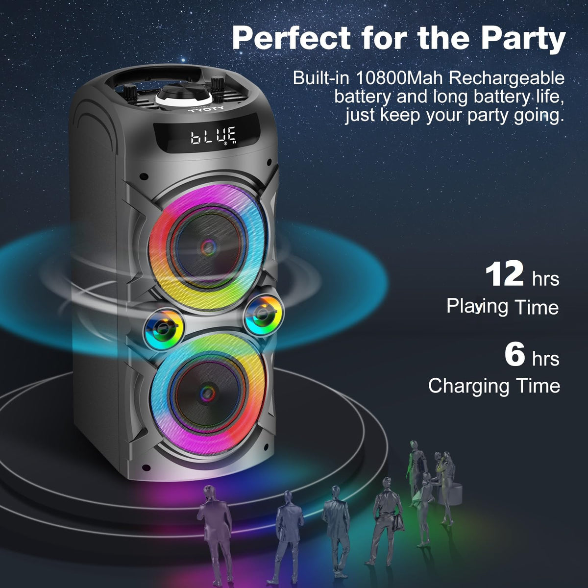 100W Portable Bluetooth Speaker Q18740
