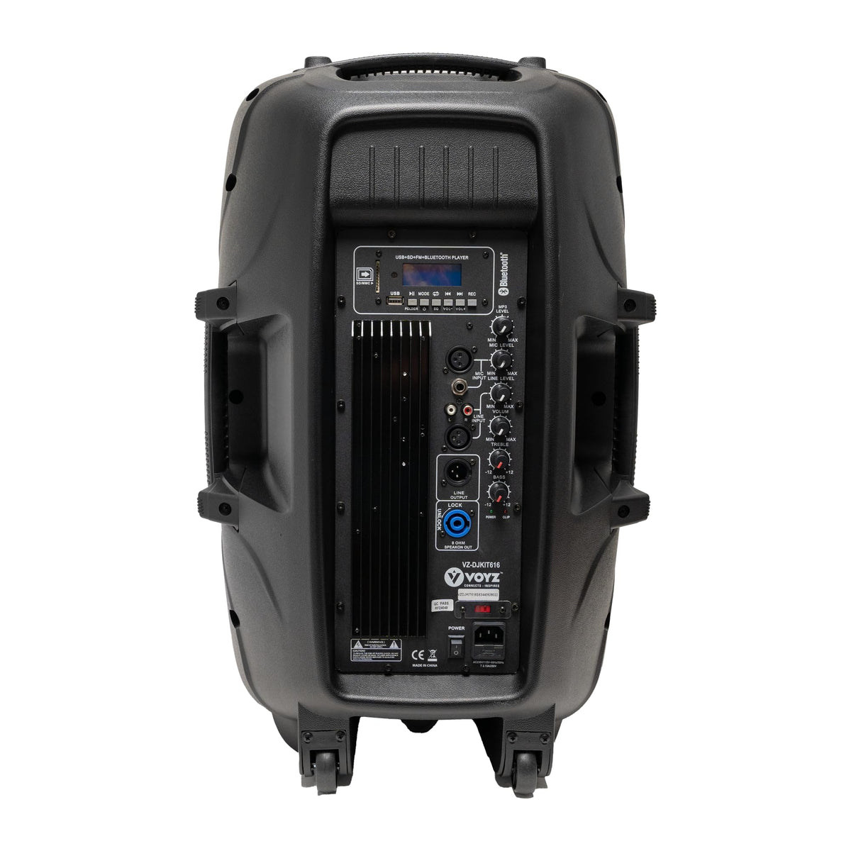 2000 Watt Bluetooth Portable Speaker with Wireless Microphone N782