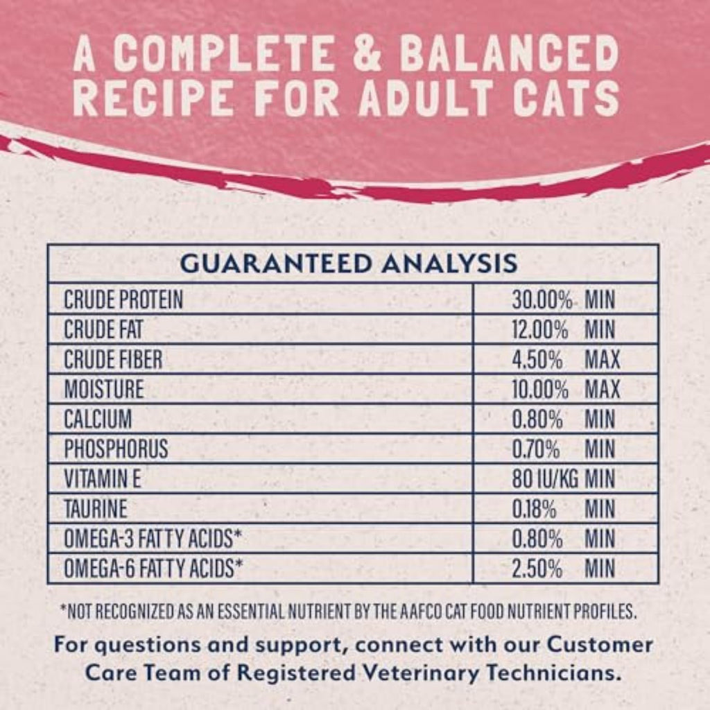 Salmon & Green Pea Cat Food 10 lb V63008