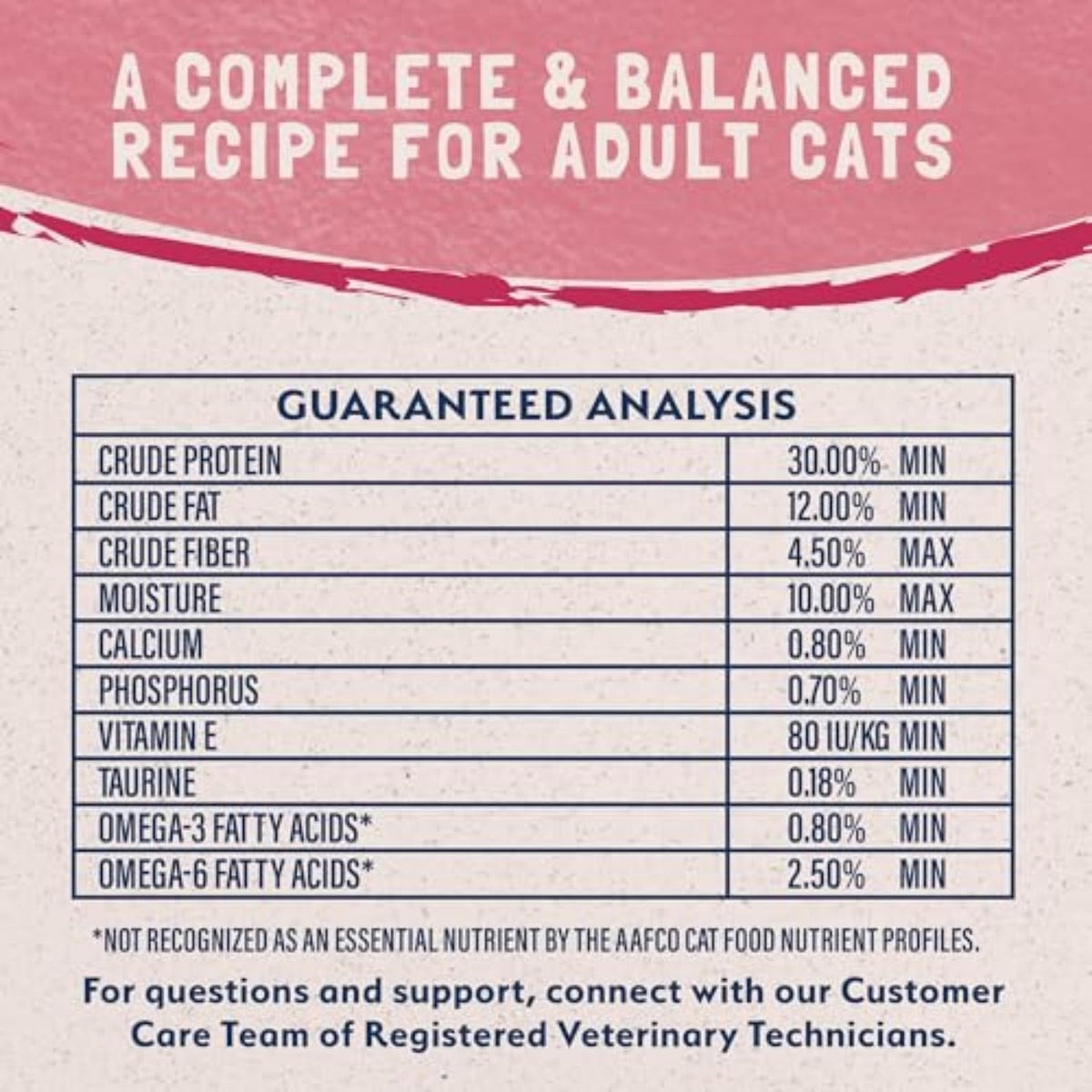 Salmon & Green Pea Cat Food 10 lb V63008
