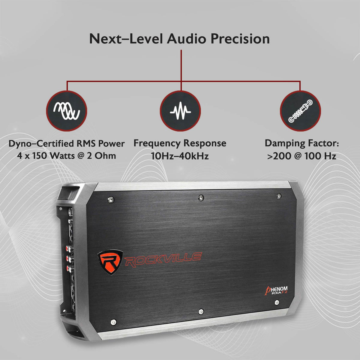 4-Channel Class A/B Car Amplifier 2400W Peak Q21612