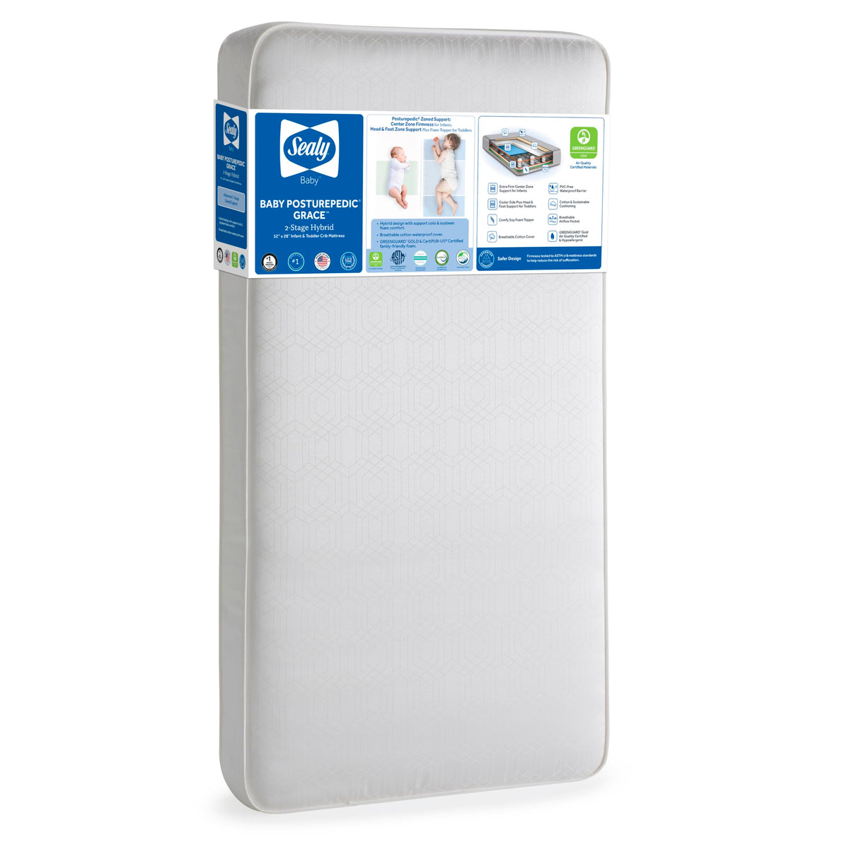 2 Stage Infant Crib Mattress G805