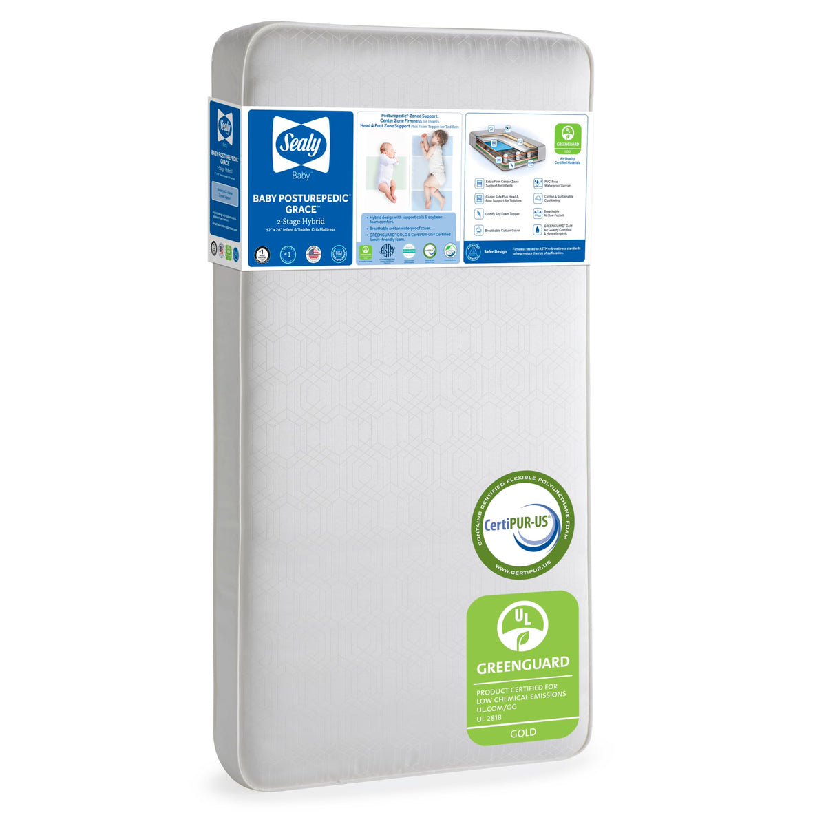 2 Stage Infant Crib Mattress G805