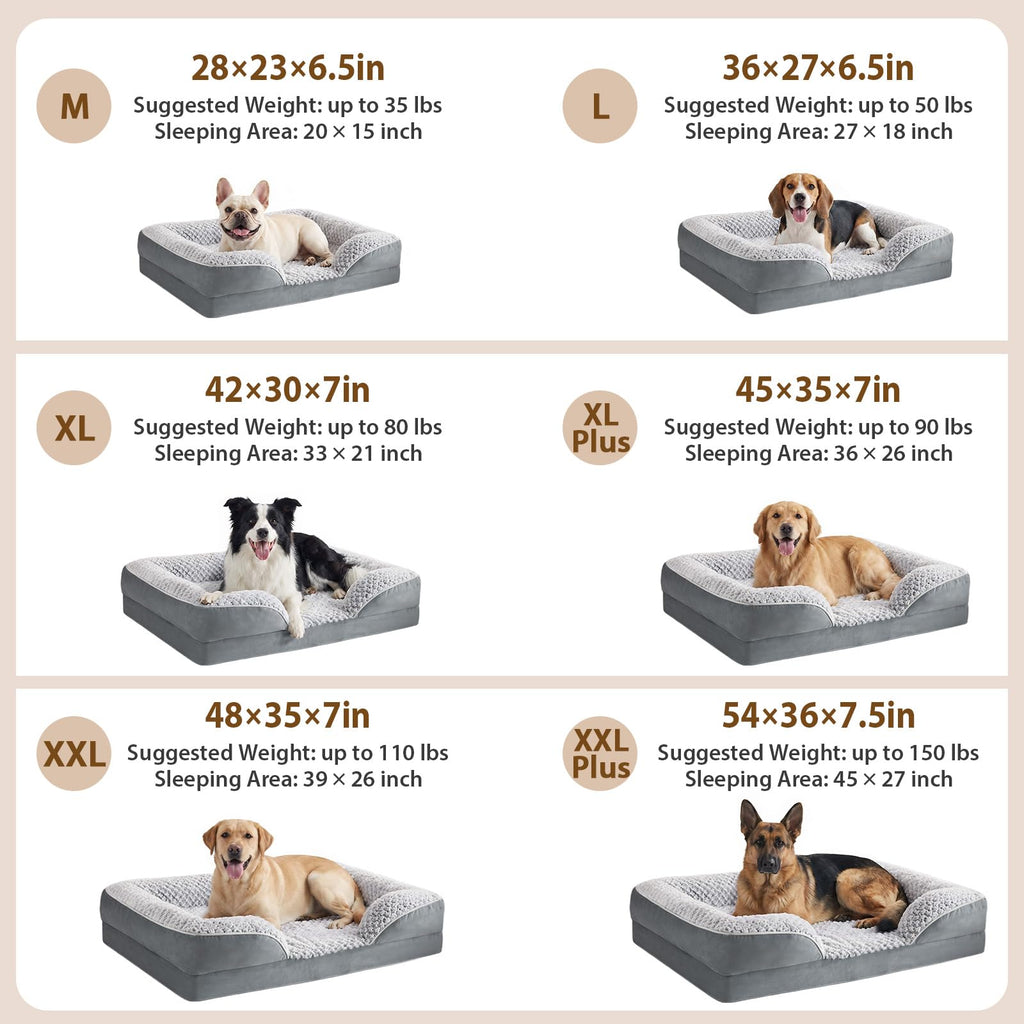 Washable Orthopedic Dog Bed J111