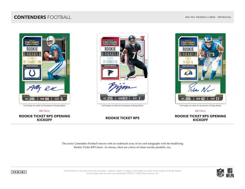 Football Trading Card Blaster Box with 5 Packs X93955