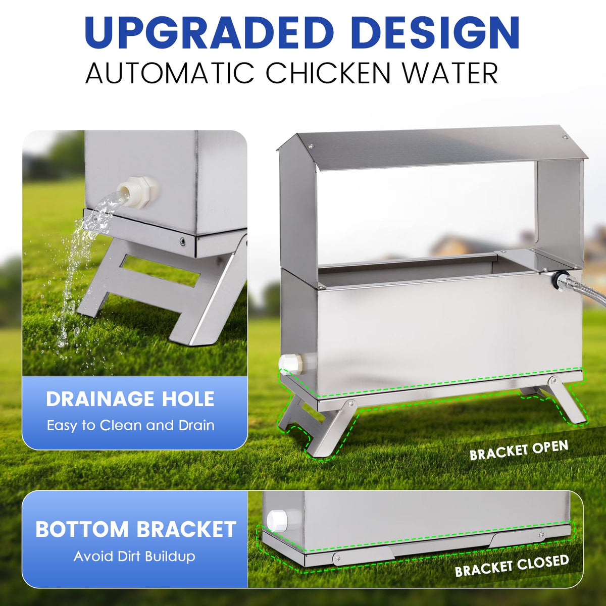 Automatic Chicken Waterer with Float Valve Kit S130