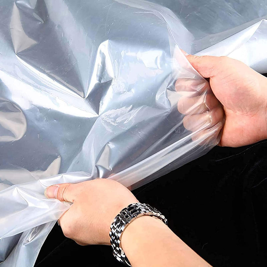 Heavy Duty Waterproof Clear 3x3ft Poly Tarp with Grommets B7886