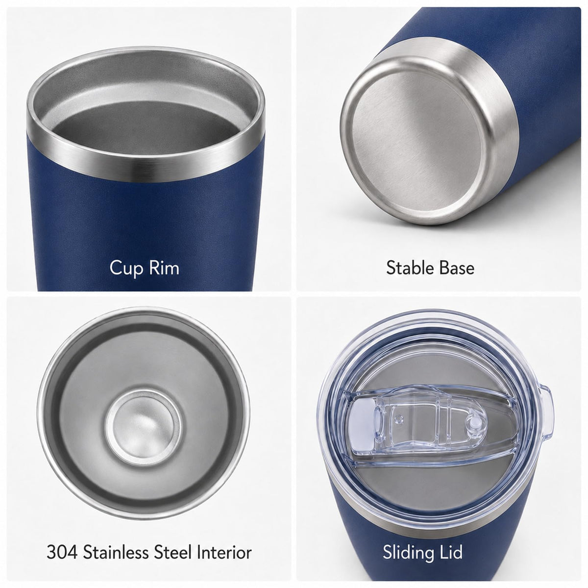 20oz Stainless Steel Insulated Tumblers 12 Pack U156