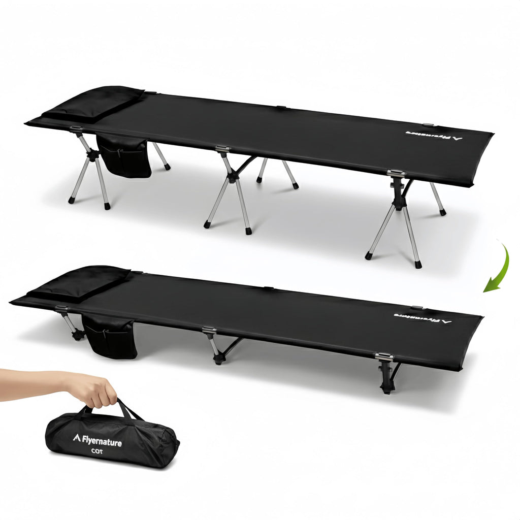 Lightweight Foldable Camping Cot 300 lbs Capacity V850690