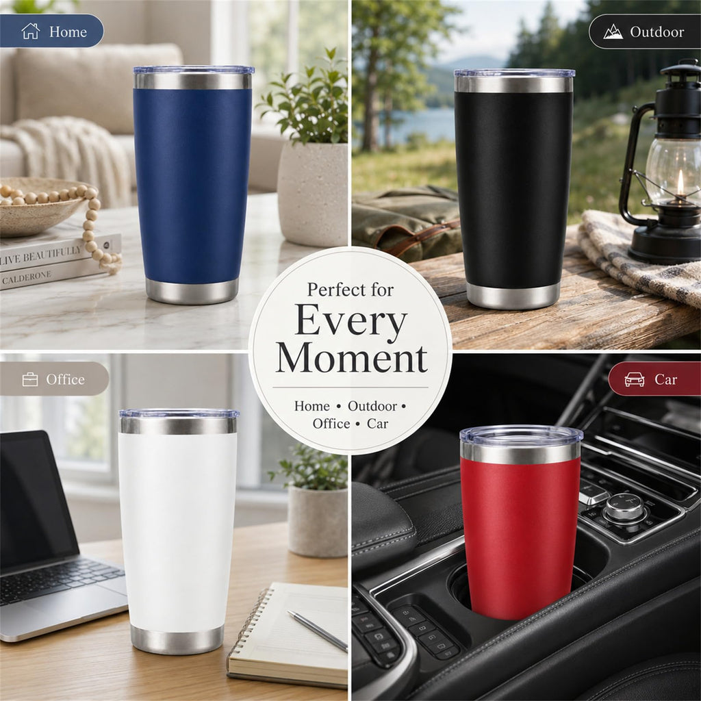 20oz Stainless Steel Insulated Tumblers 12 Pack U156