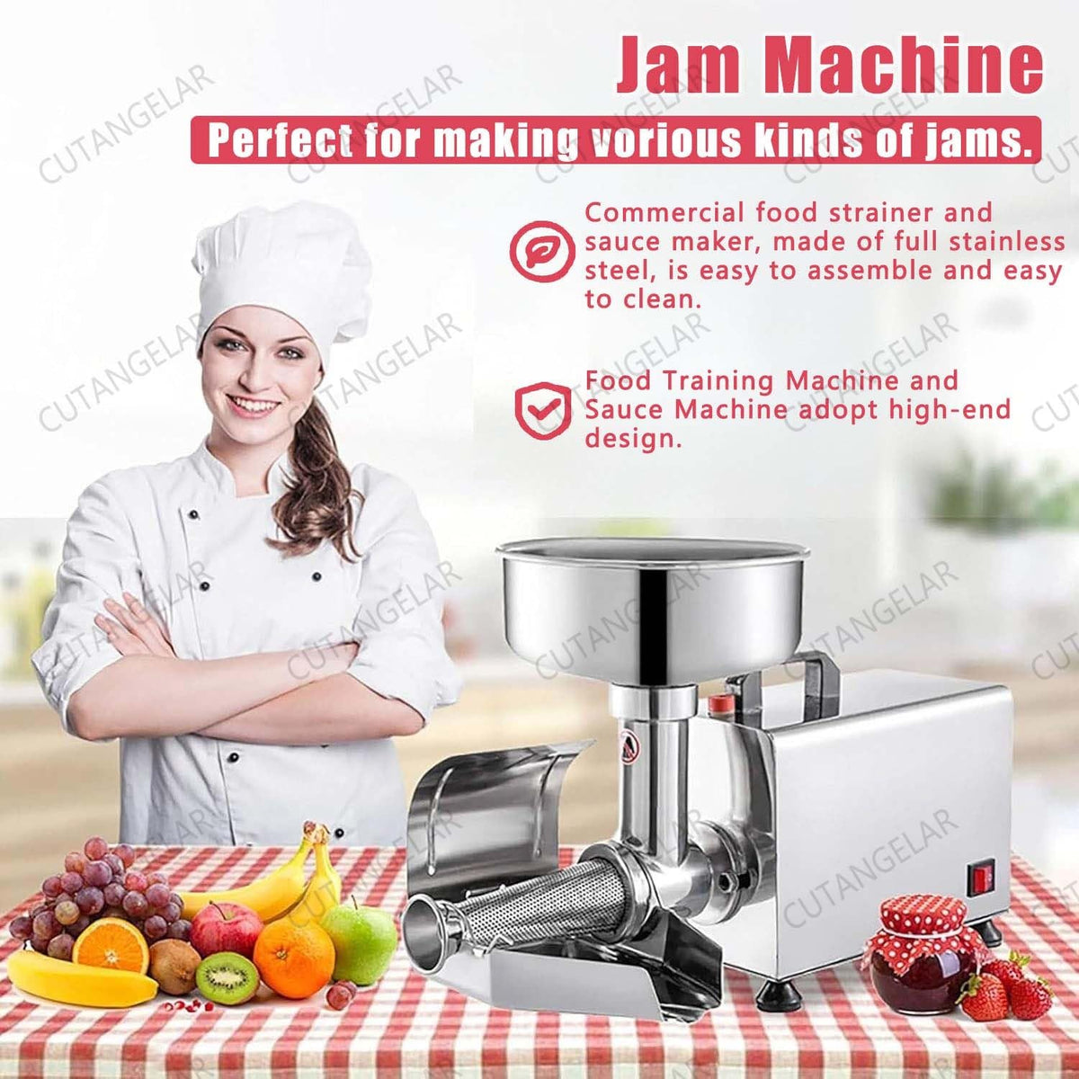 450W Stainless Steel Food Juicer T617219