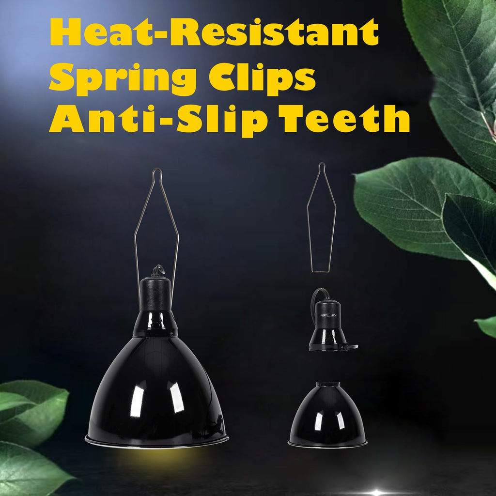 Reptile Heat Lamp Clips & Hangers Kit Stainless Steel S267557