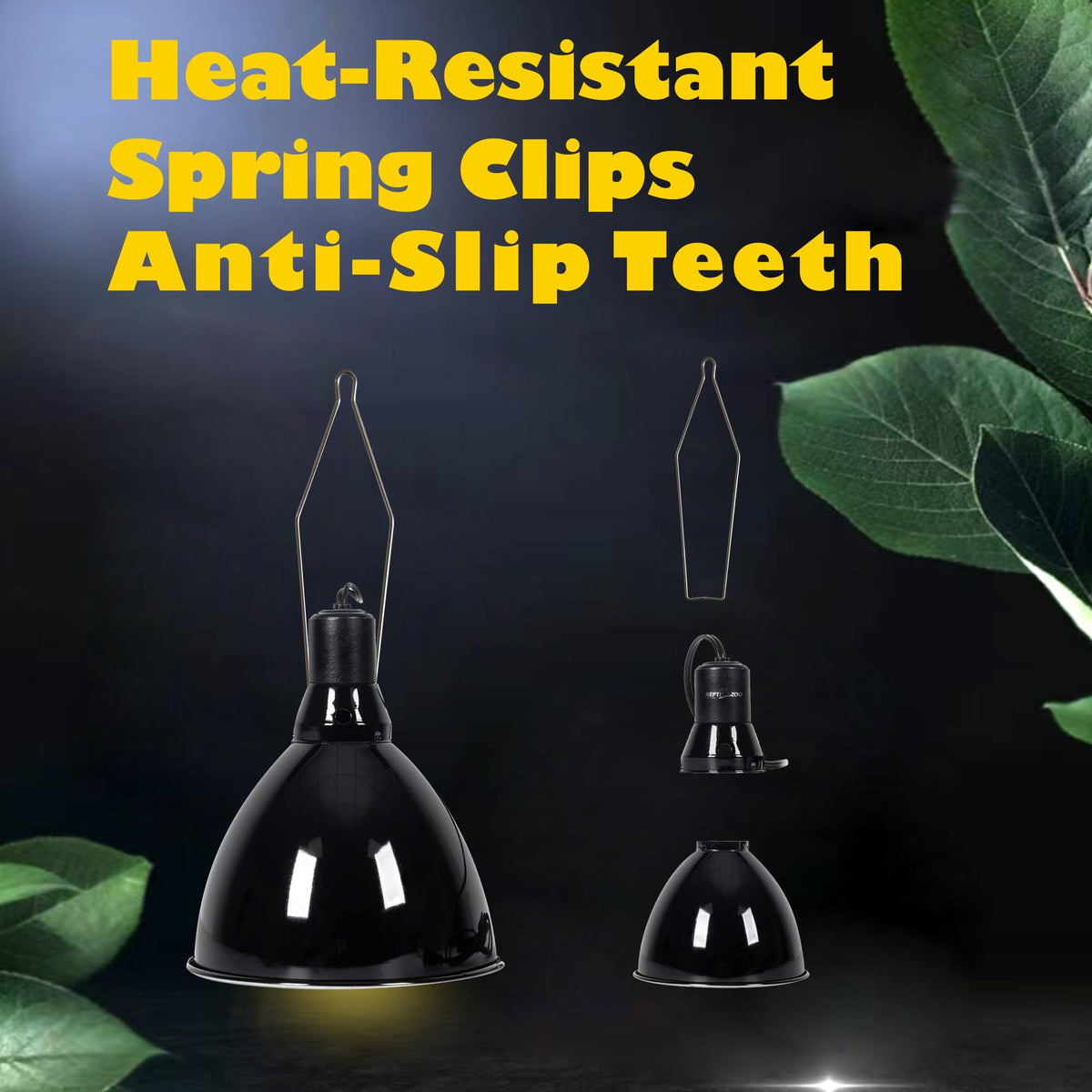 Reptile Heat Lamp Clips & Hangers Kit Stainless Steel S267557