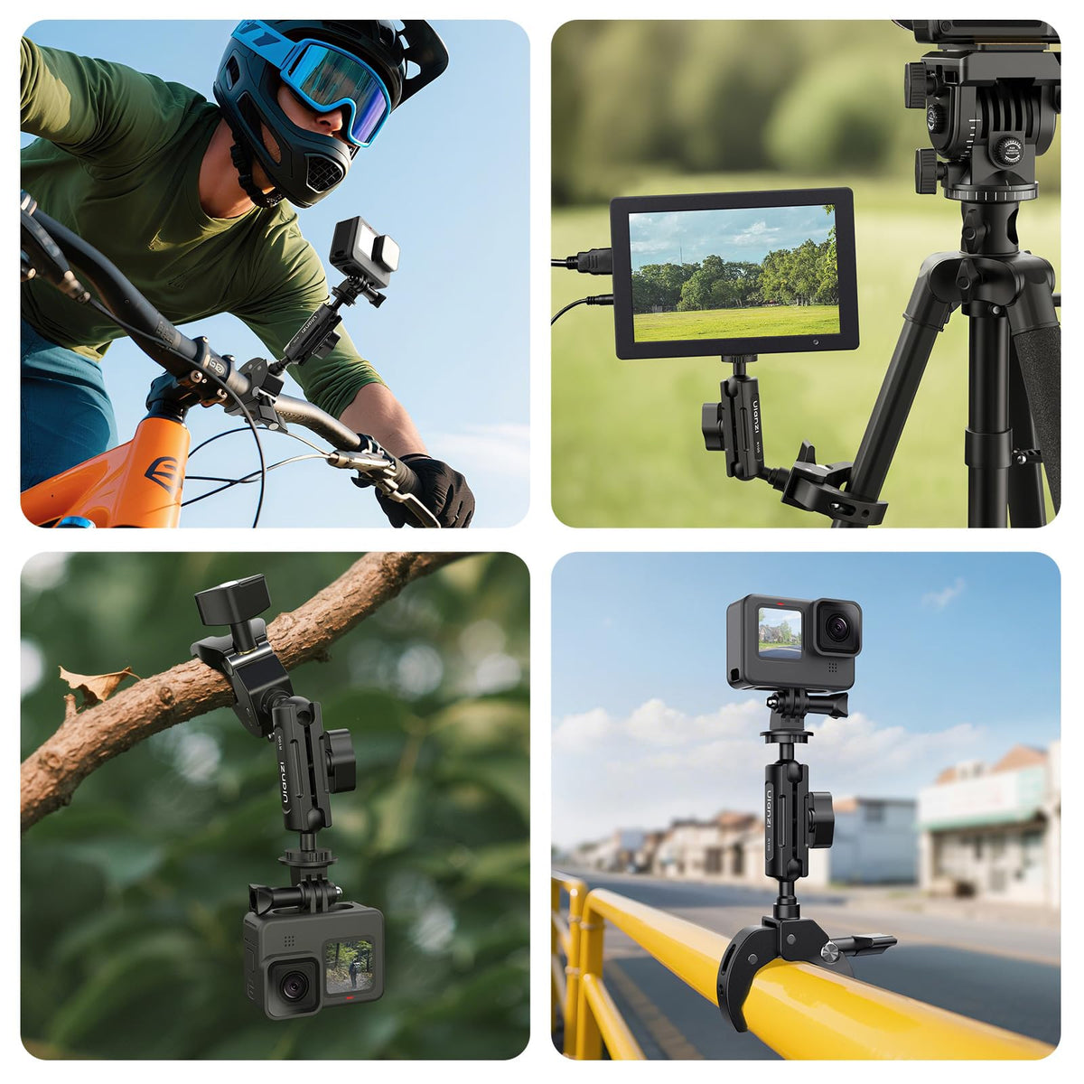Super Clamp Camera Mount with 360° Dual Ballhead Magic Arm R6758