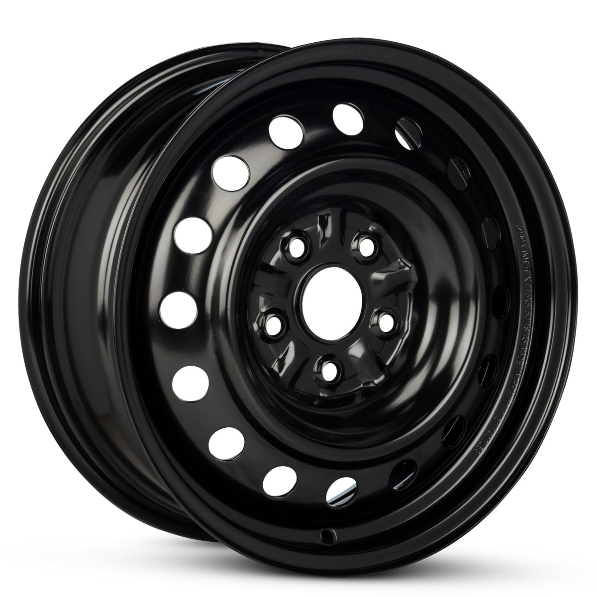 16 Inch Black Steel Rim Car Wheel O460594