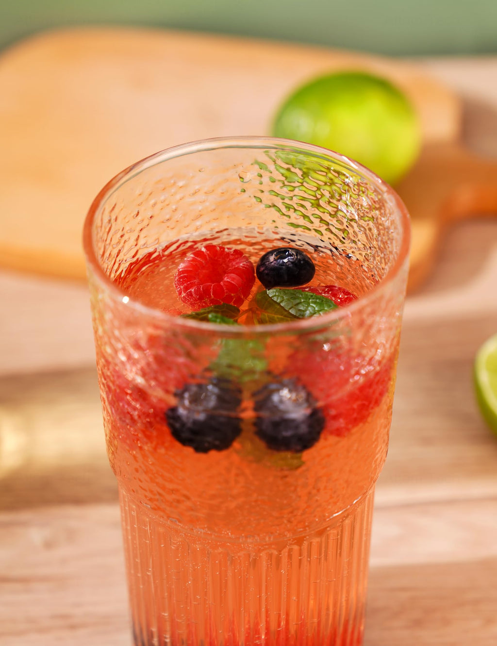 High Borosilicate Glass Tumbler Cup with Lid and Straw, 22oz Clear 2 Pack G3895
