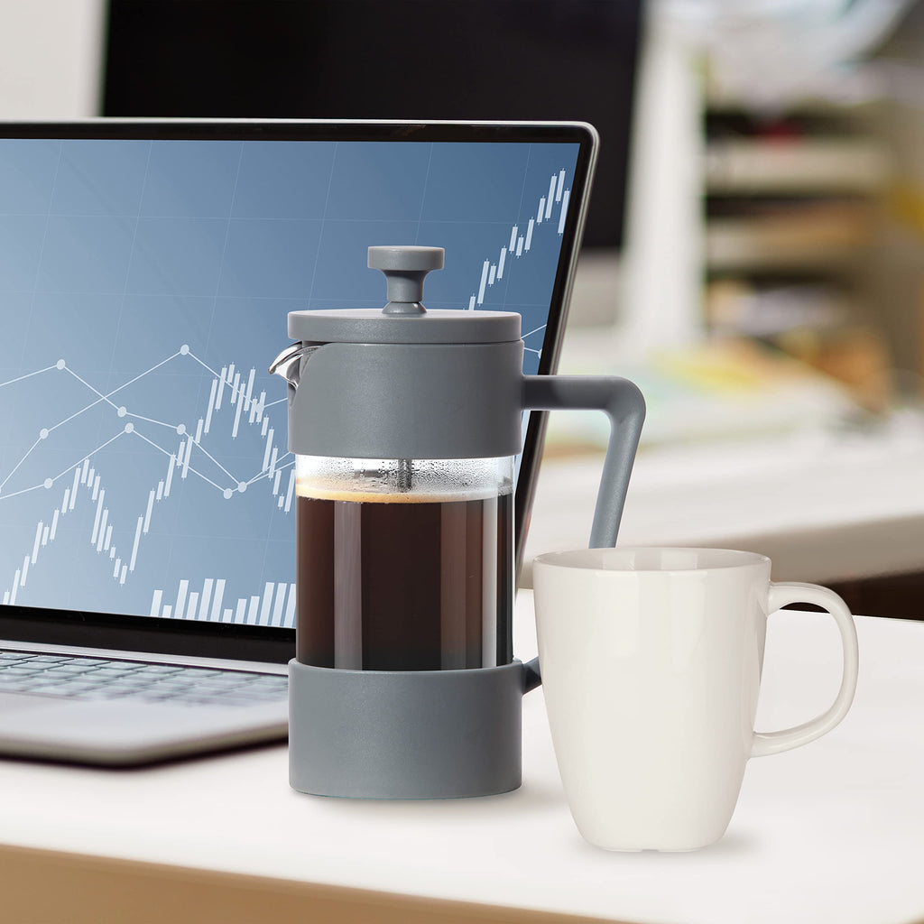 12oz Borosilicate Glass French Press Coffee Maker L14387