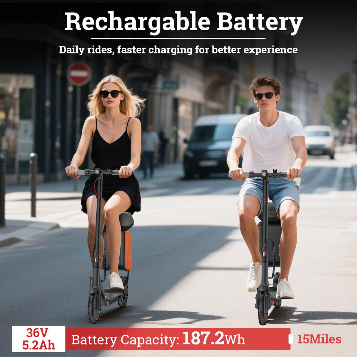 Electric Scooter with Dual Braking System H663