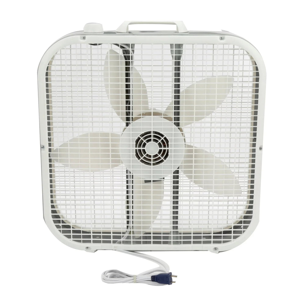 20" Classic Box Fan with 3 Speeds, White Y948