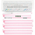 Clear Mahjong Racks with Pushers, 4-Pack Non-Slip Acrylic T2432