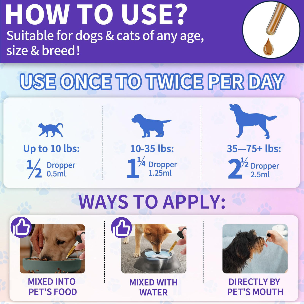 Flea and Tick Prevention for Cats & Dogs 60ml K905