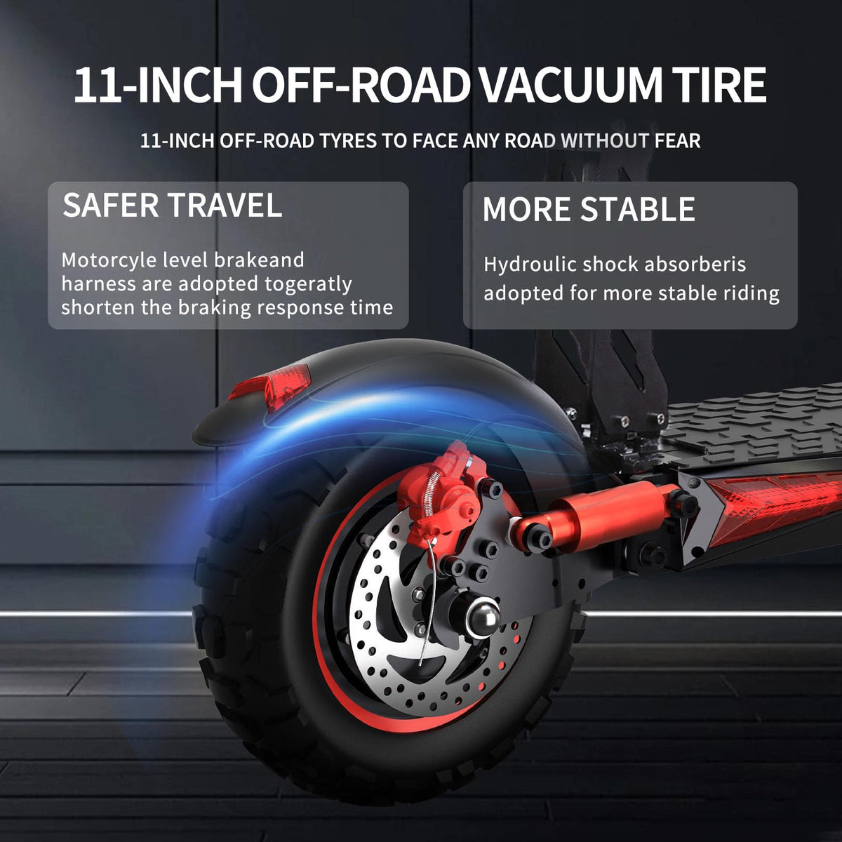 1200W 37 Mile Range 34MPH Foldable Electric Scooter with Seat P387