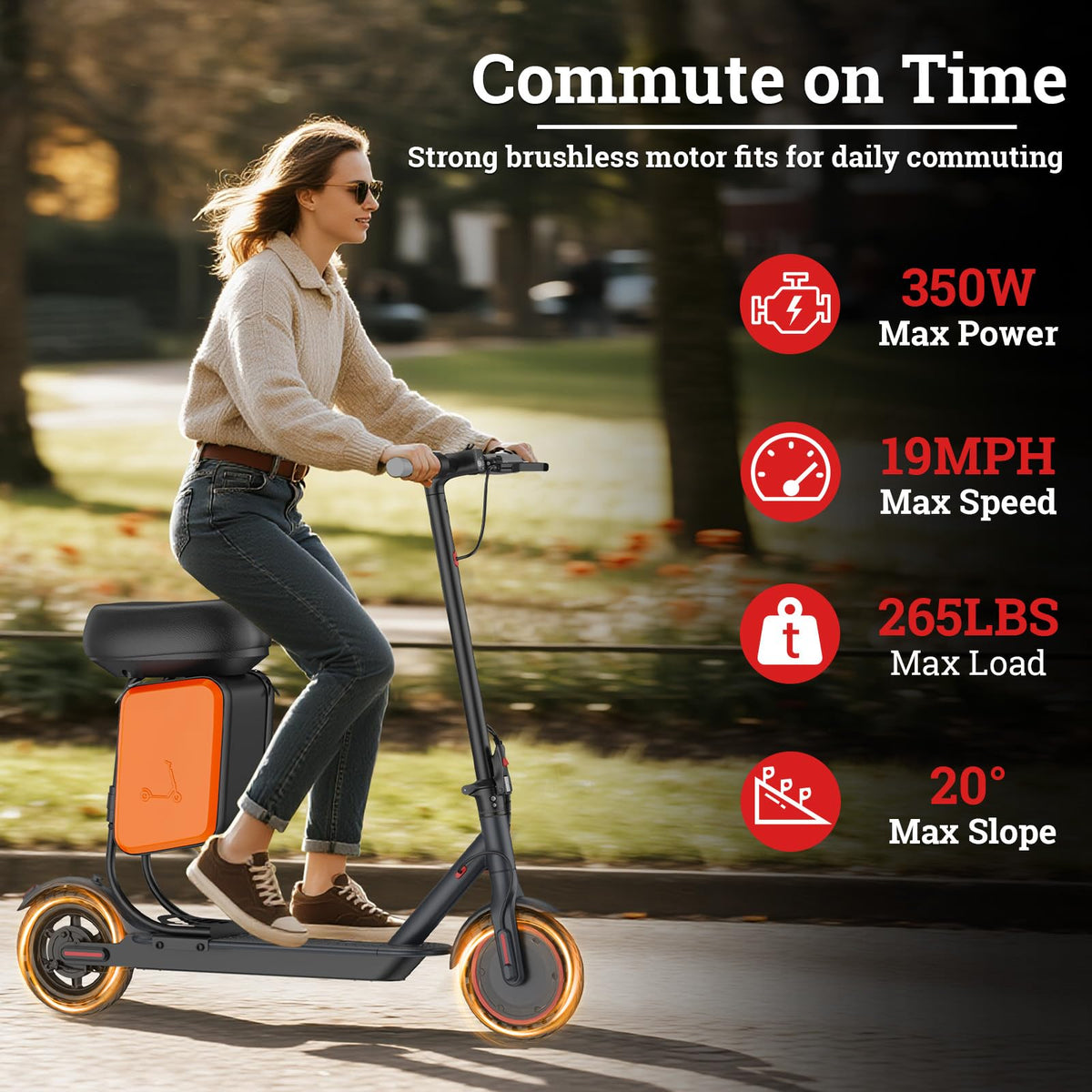 Electric Scooter with Dual Braking System H663