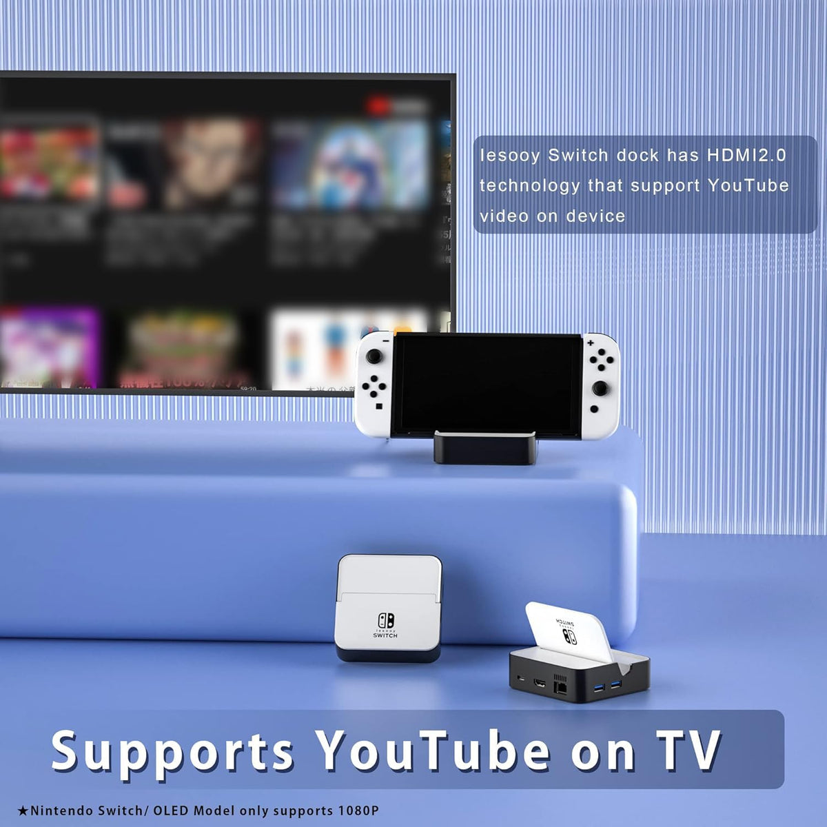 6-in-1 TV Docking Station with HDMI 2.0, Ethernet, USB-A, USB 3.0, USB-C C16256