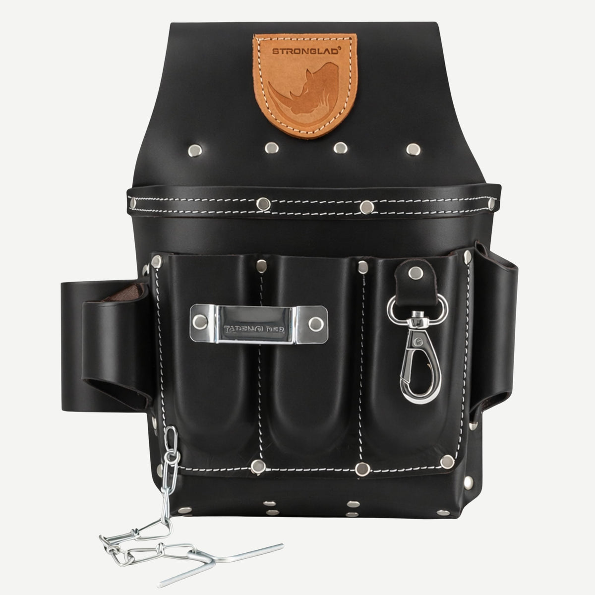 13-Pocket Top-Grain Leather Electricians Tool Belt K455657