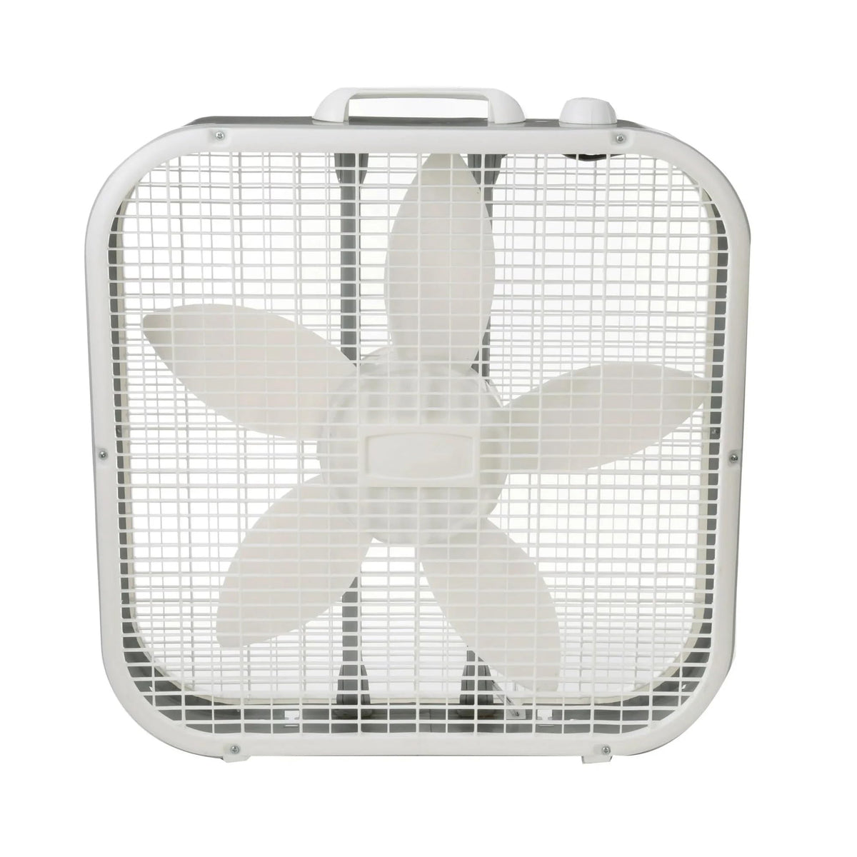 20" Classic Box Fan with 3 Speeds, White Y948
