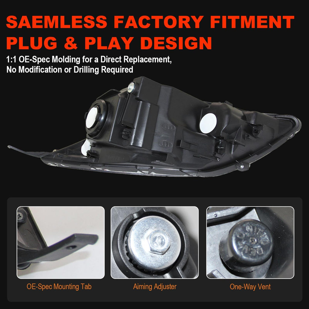 Chrome Halogen Headlights Z51045