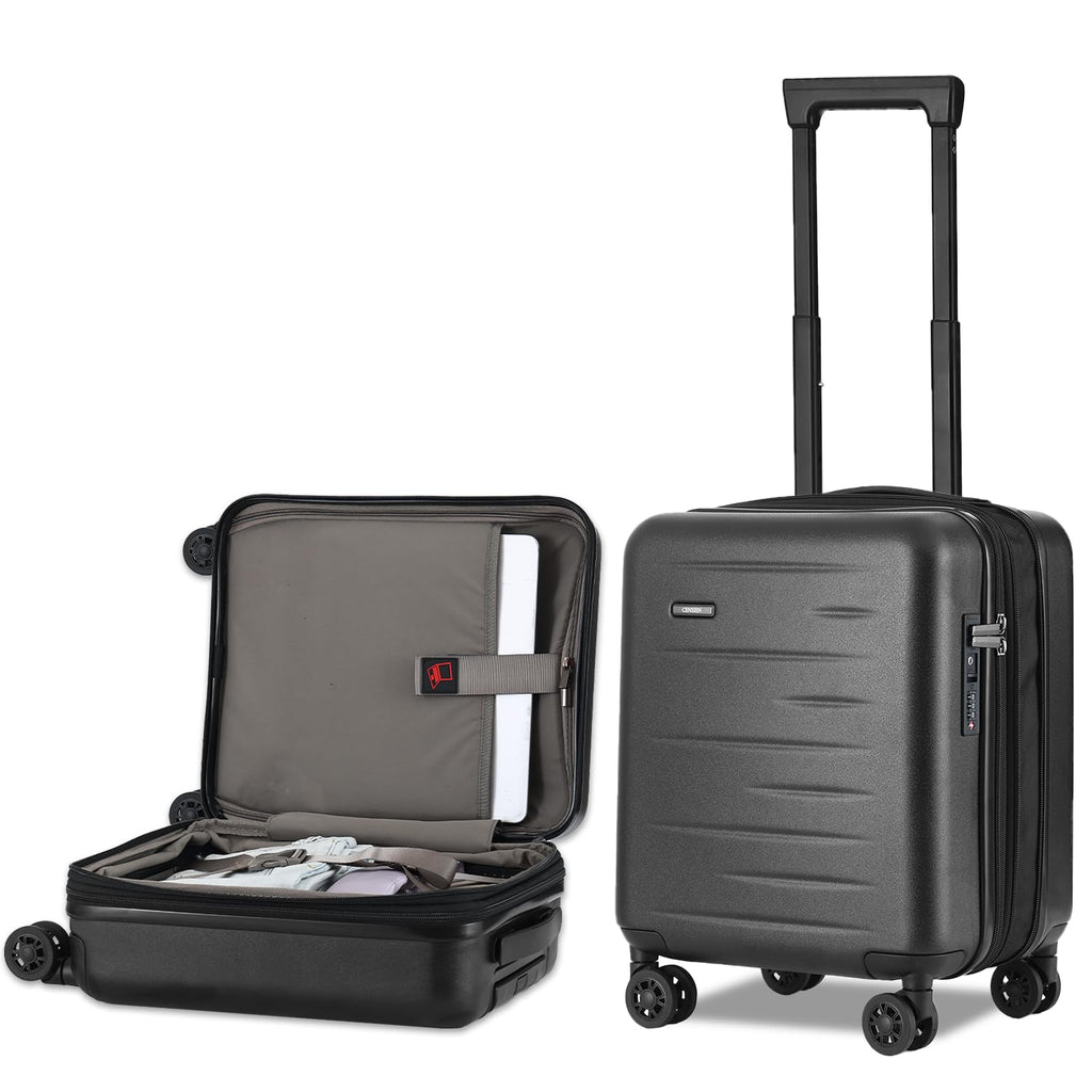 Expandable 16 Inch Underseat Carry On Luggage G9015