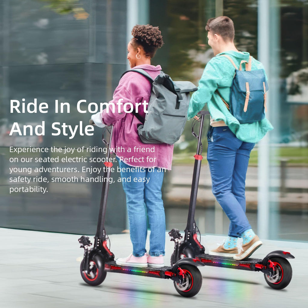 1200W 37 Mile Range 34MPH Foldable Electric Scooter with Seat P387