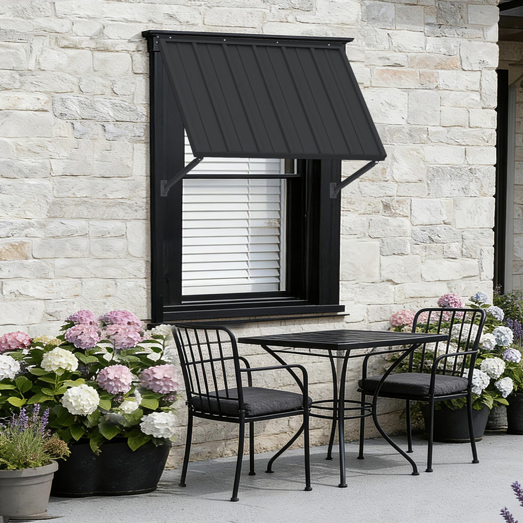 Adjustable Door Window Awning 42"W×32" S255