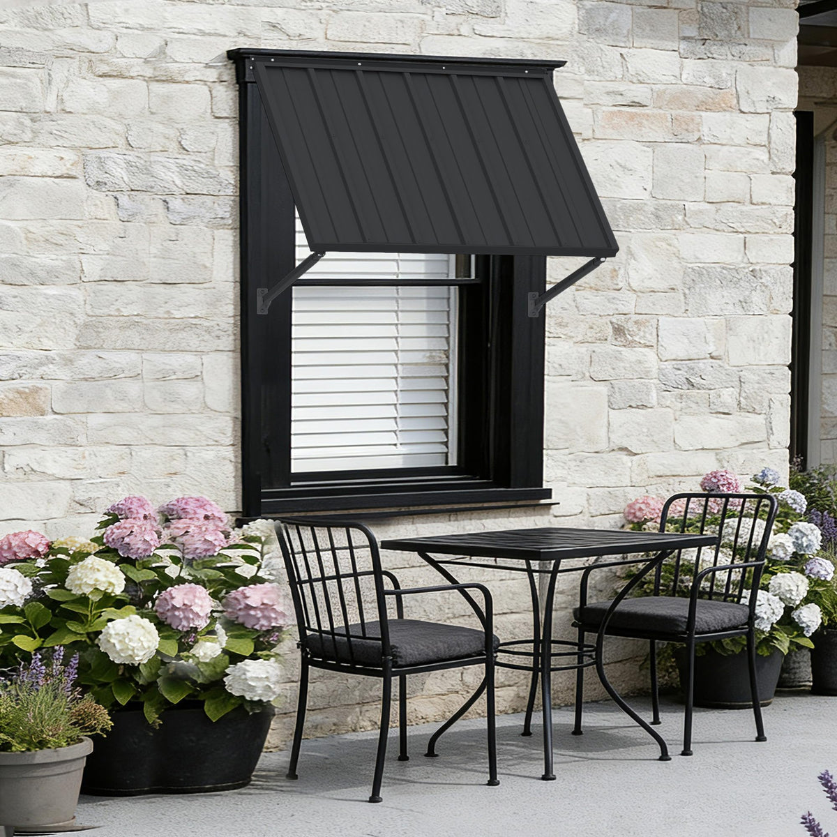 Adjustable Door Window Awning 42"W×32" S255