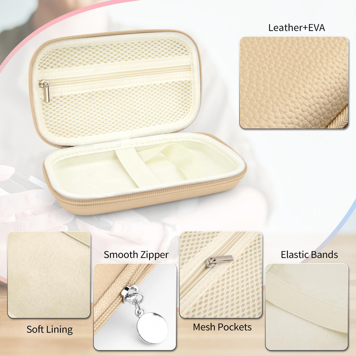 Light Khaki Diabetic Monitor Case S63697