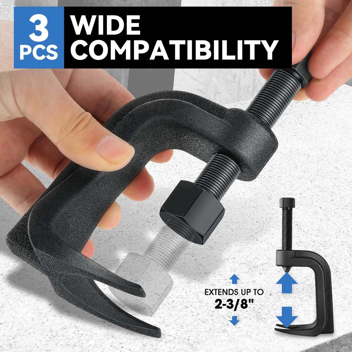 Ball Joint Removal Tool Set with C-Frame U-Joints J80469