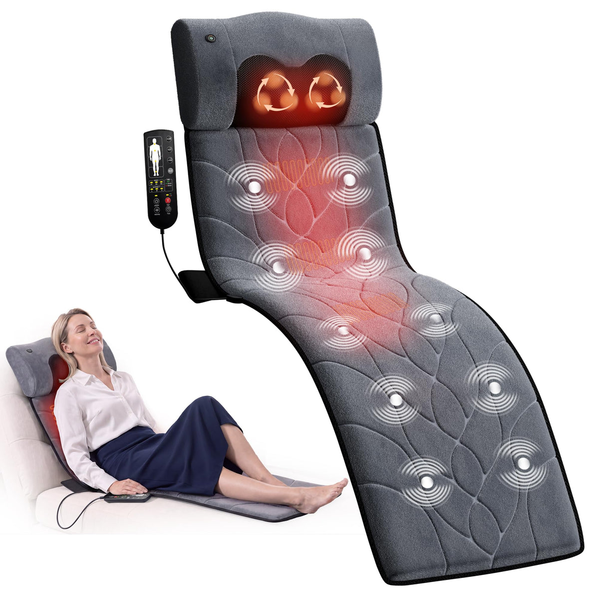 Full Body Massage Mat and Neck Massage Pillow P133