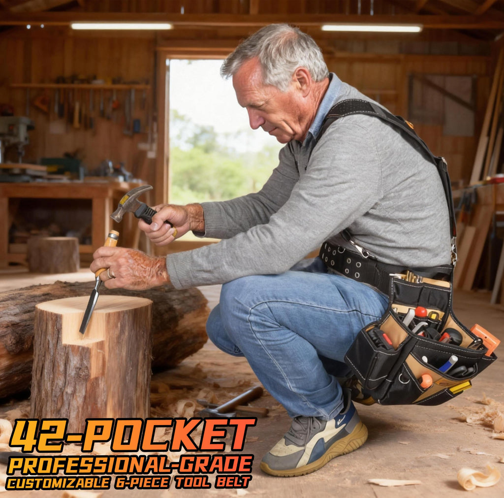 Ergonomic Tool Belt with Suspenders Q318