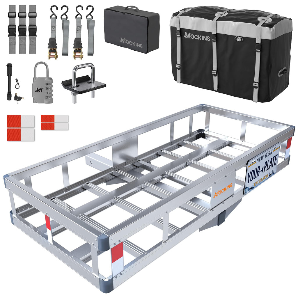 Aluminum Hitch Cargo Carrier & Cargo Bag A5382