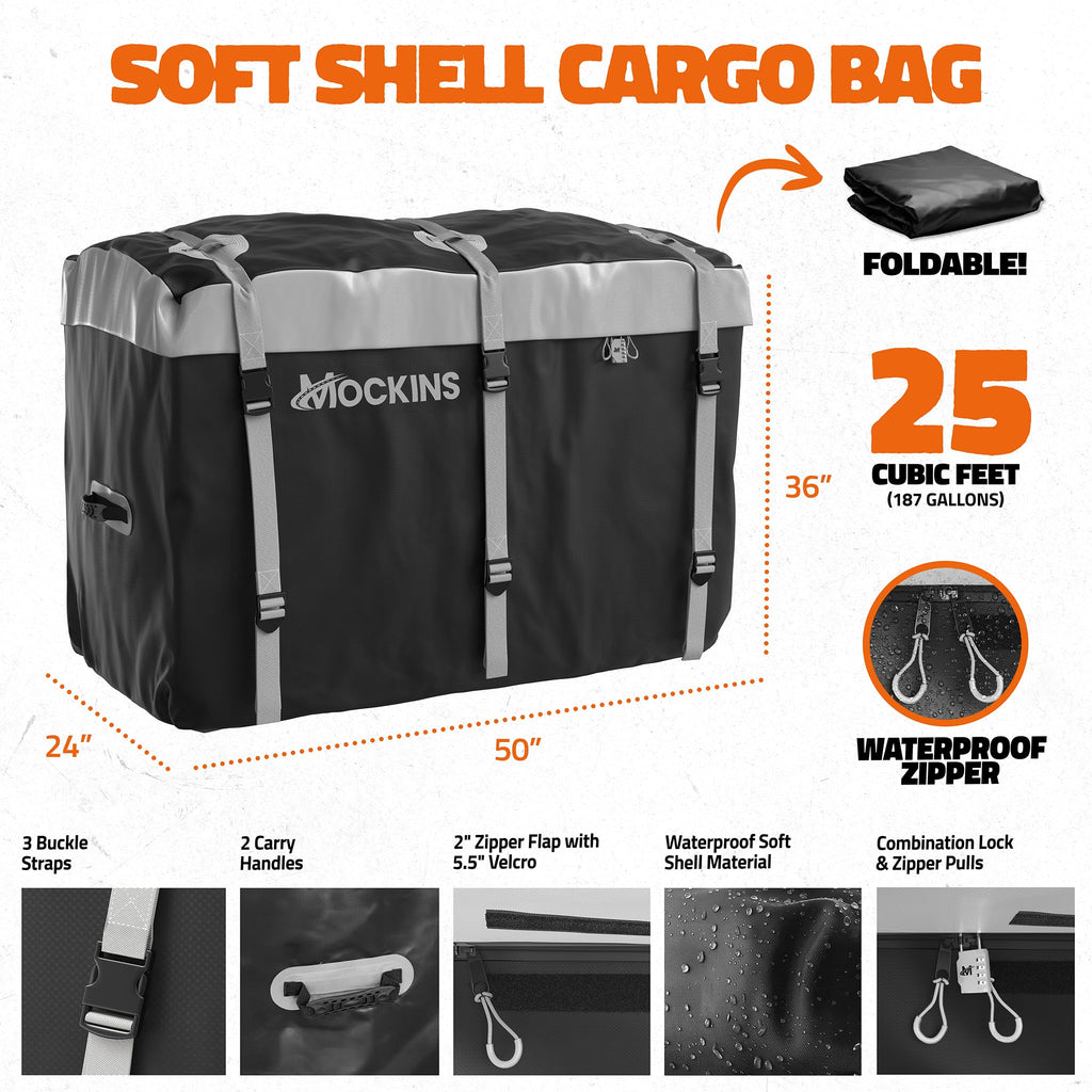 Aluminum Hitch Cargo Carrier & Cargo Bag A5382