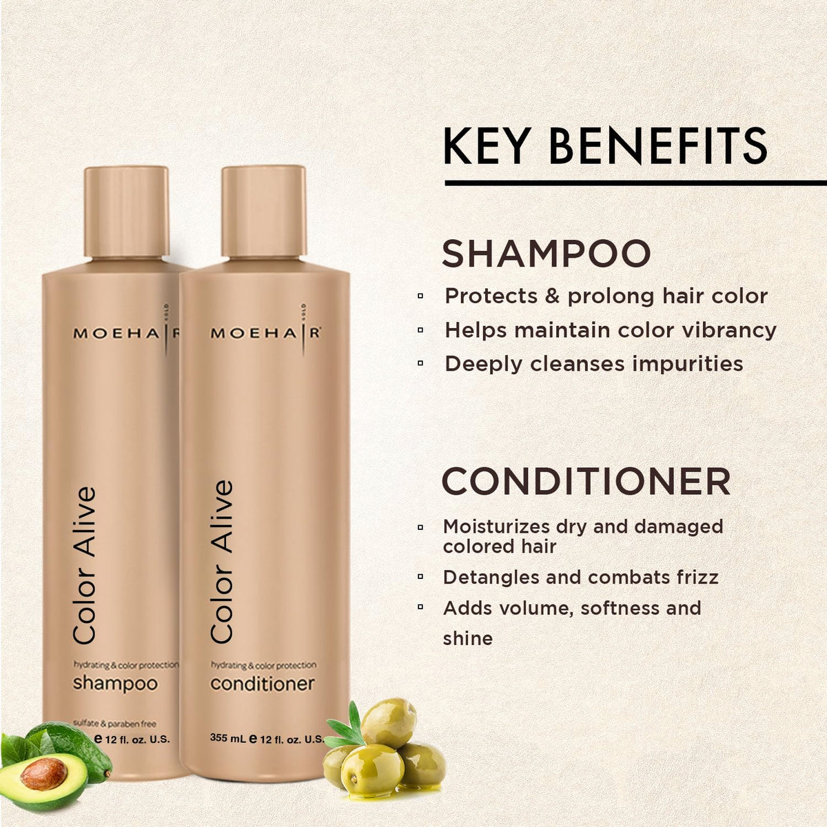 Sulfate-Free Shampoo and Conditioner Set 12 fl oz F20615