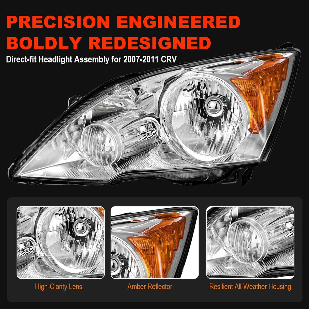 Chrome Halogen Headlights Z51045