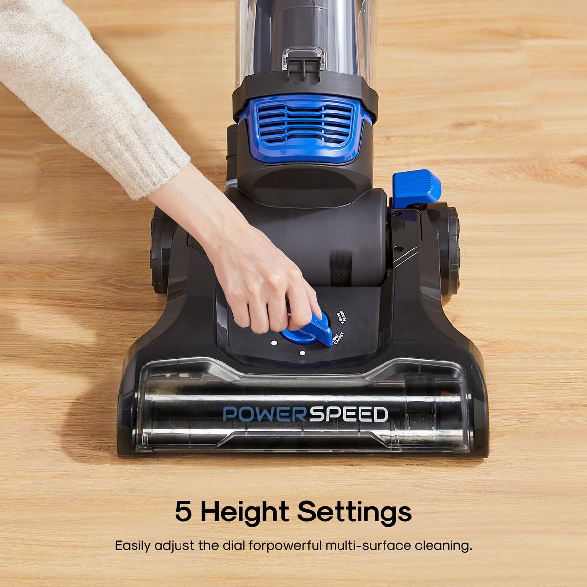 Lightweight Upright Vacuum Cleaner for Carpet and Hard Floor X422694