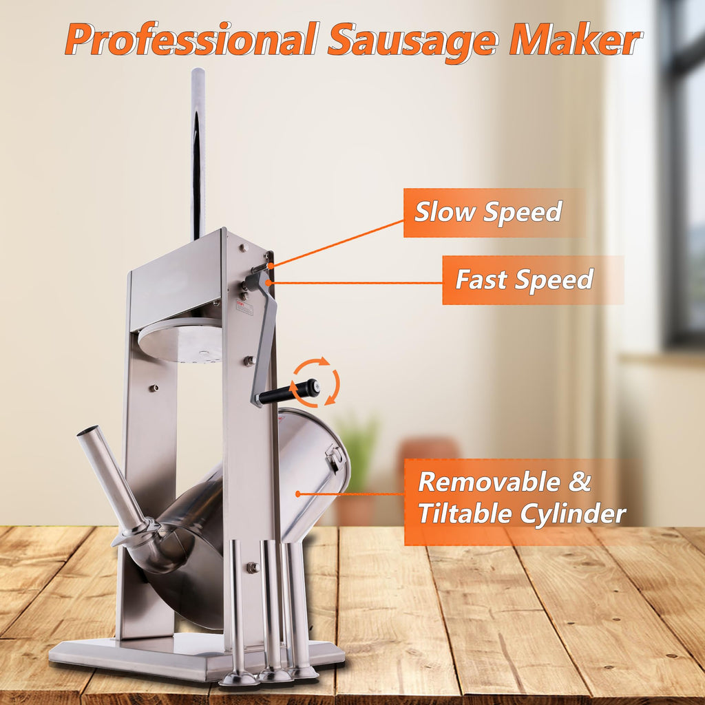 Stainless Steel Sausage Stuffer and Meat Mixer E450444