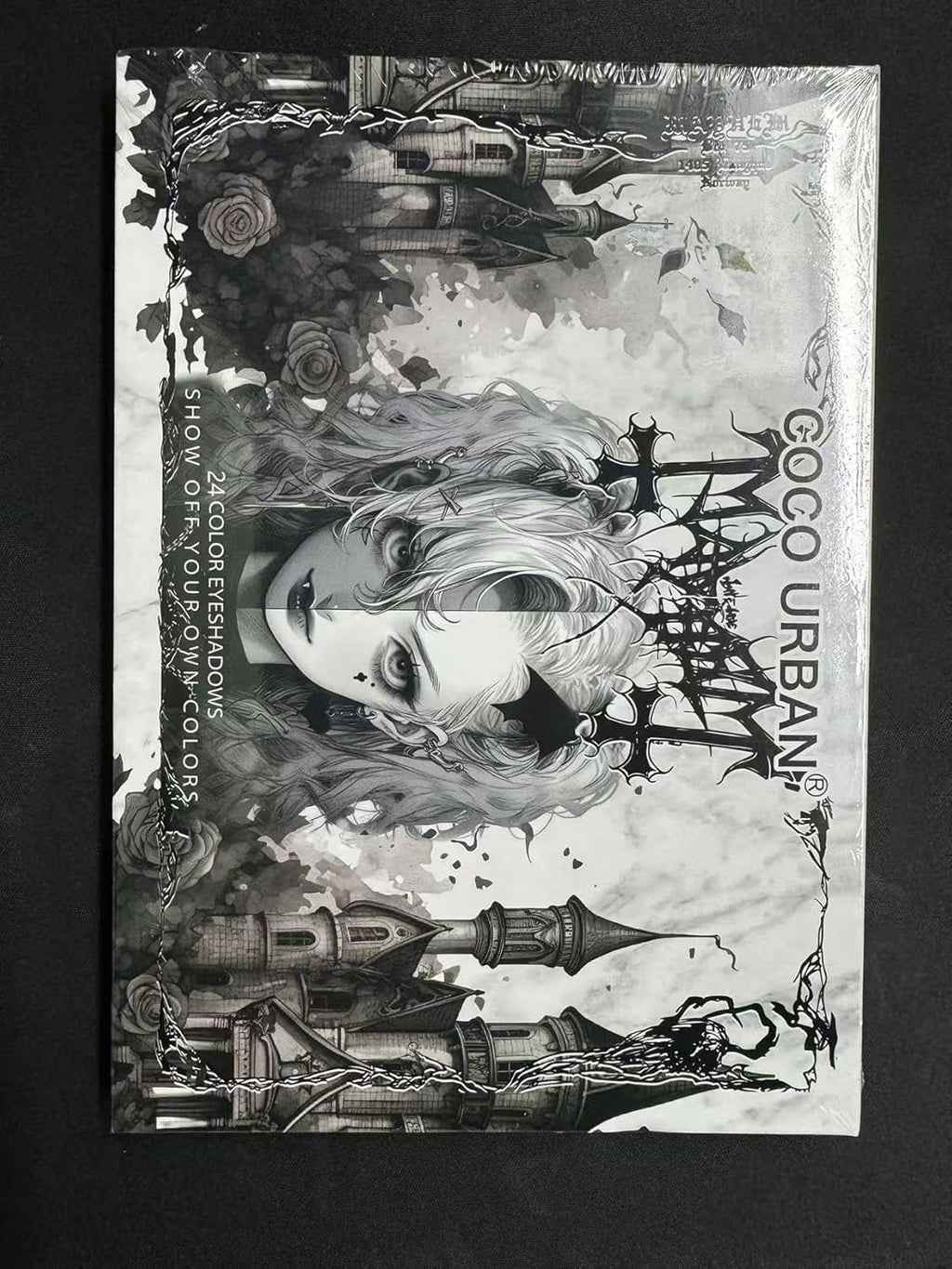 Black Grey Smokey Eyeshadow Palette T6461