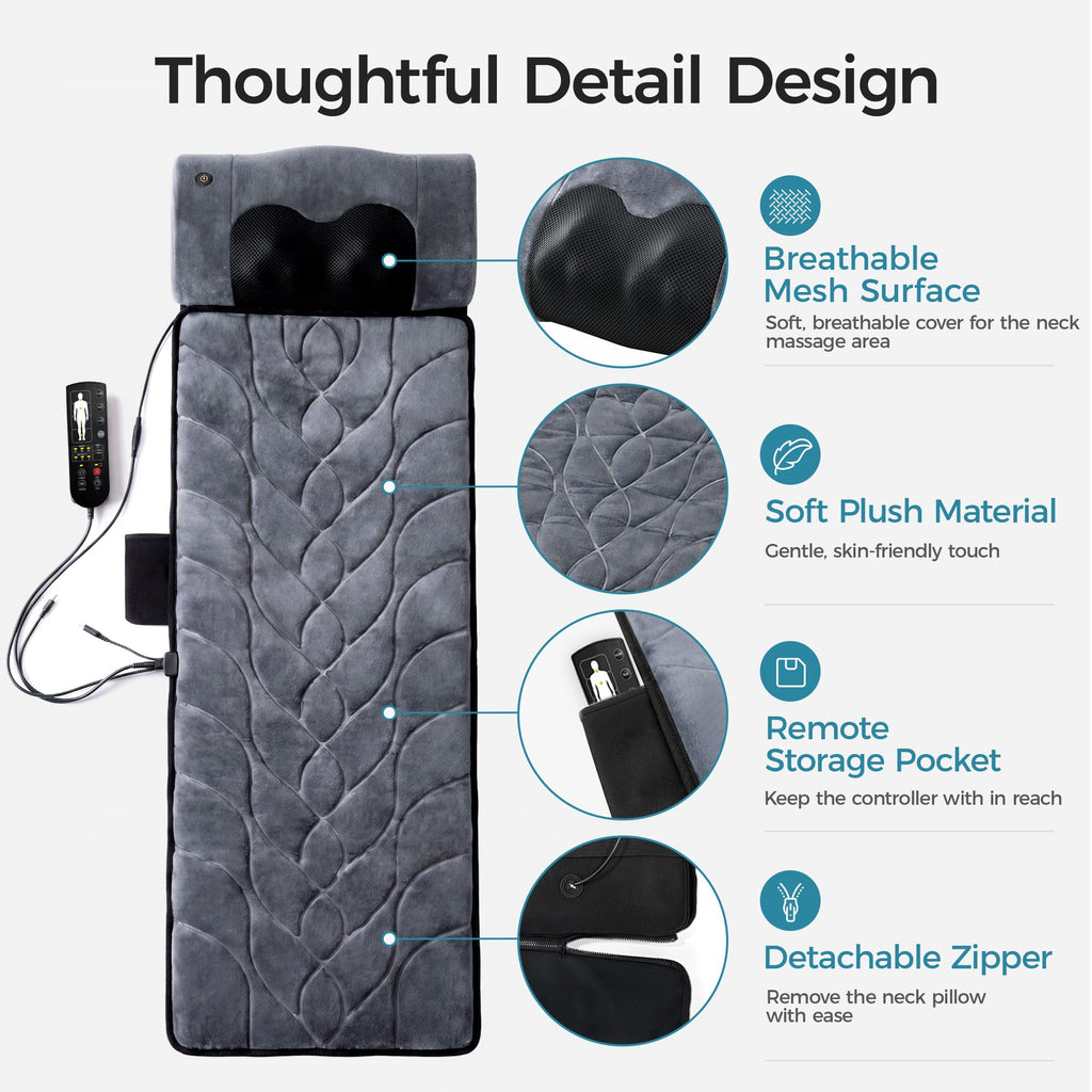 Full Body Massage Mat and Neck Massage Pillow P133