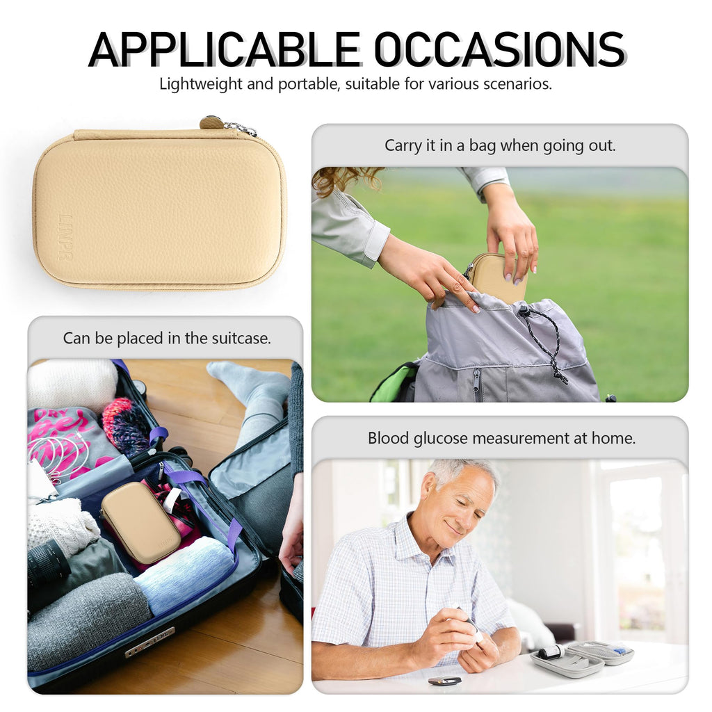 Light Khaki Diabetic Monitor Case S63697