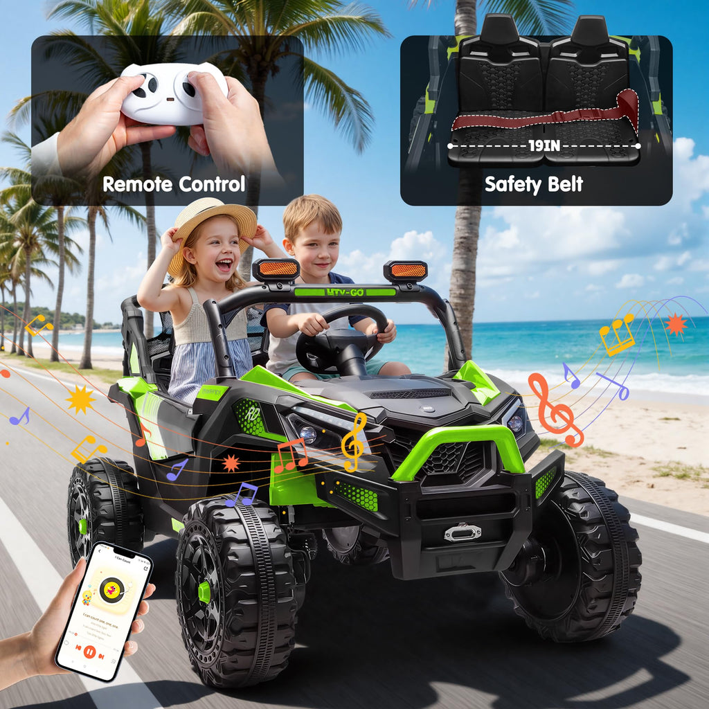 24V 2 Seater Ride on UTV with Remote Control A2040