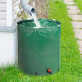 50 Gallon Portable Folding Rain Barrel with Spigots Q706343